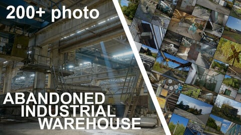 Abandoned Industrial Warehouse [Photo References]