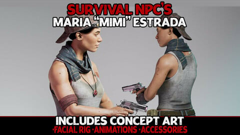 Survival NPC - Maria "Mimi" Estrada [UE4]