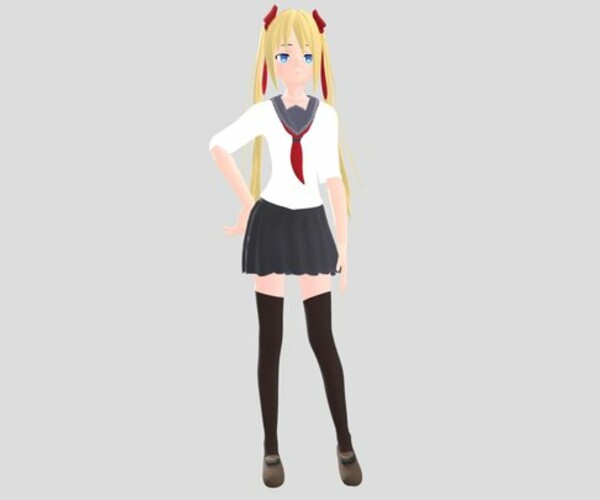 ArtStation - hirakata kana 3D anime model | Resources