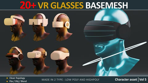 20+ VR HEADSETSE AND GLASSES PACK ( VOL 5 )