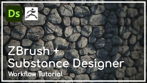 Medieval Stone Wall - ZBrush + Substance Designer Workflow Tutorial