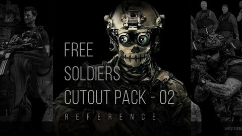 FREE SOLDIERS CUTOUT PACK - 02