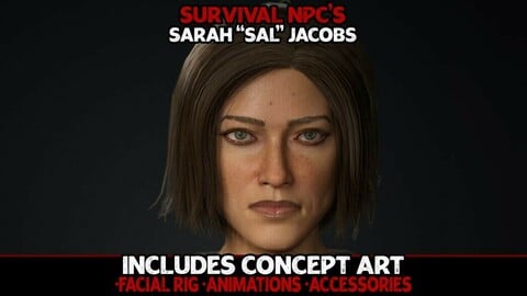 Survival NPC - Sarah "Sal" Jacobs [UE4]