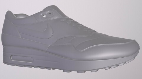 NIKE AIR MAX 1 SHOES low-poly