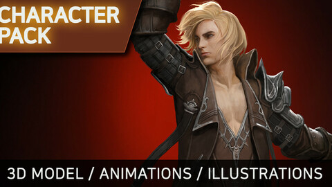 MMORPG Character Pack - Devil hunter