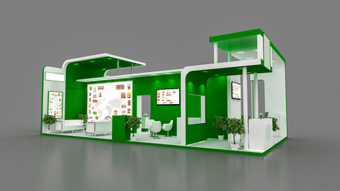 Exhibition Stand - 3D model