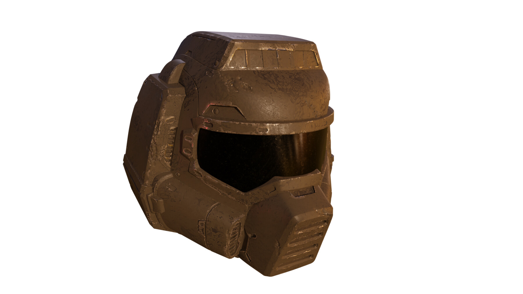 Artstation - Printable Doom Classic Helmet 3d Model And Gameready 