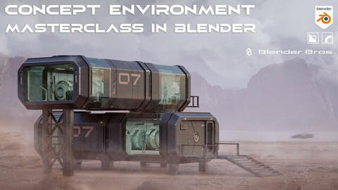 Concept Environment Masterclass in Blender