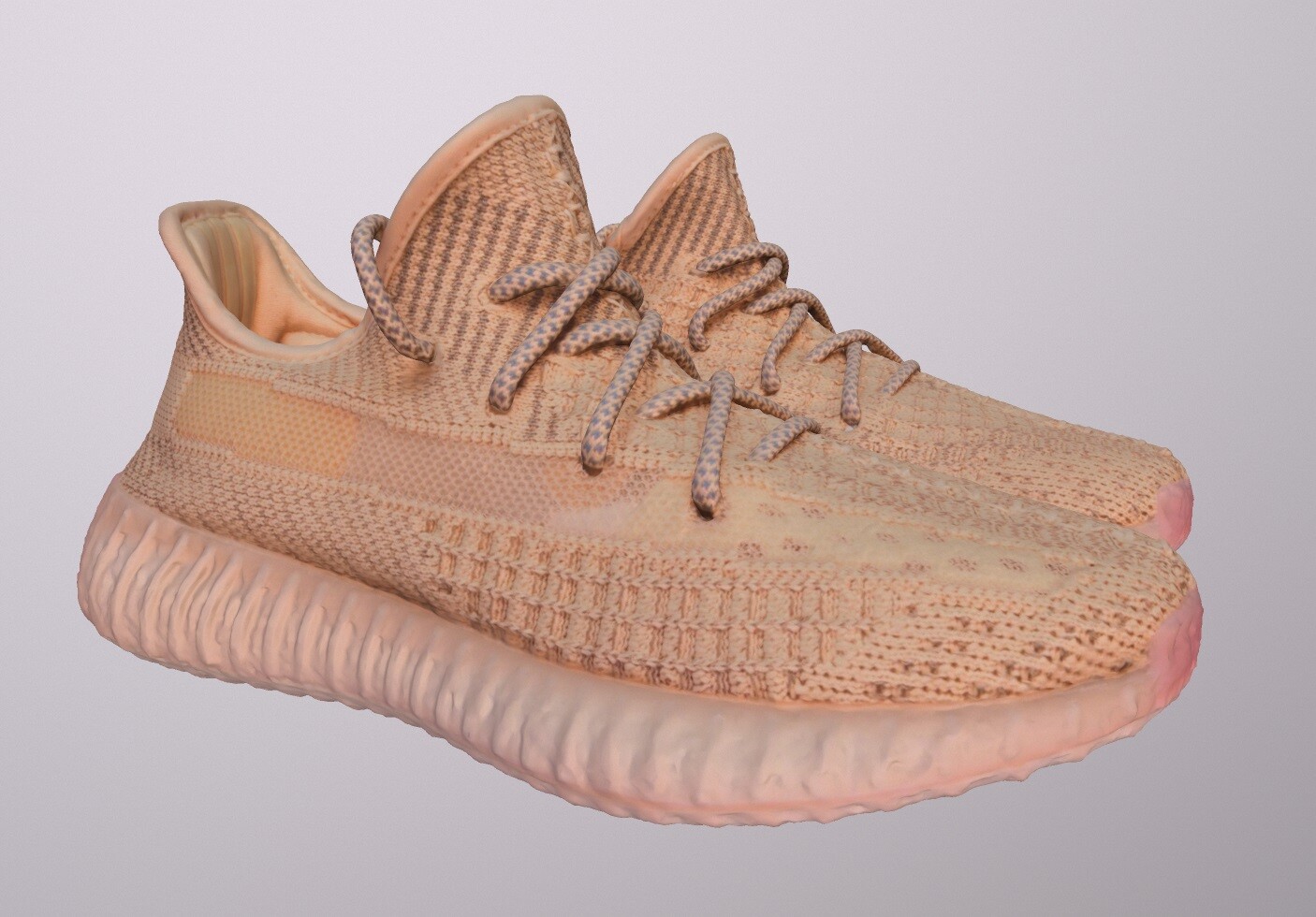 Yeezy store peach color