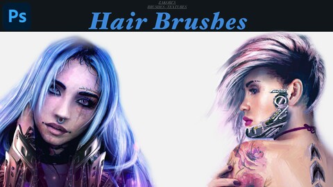 Photoshop - Hair Brushes