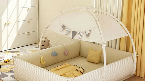 Hanssem Mall Pick Vivienda Sam Kids Baby Bumper Bed