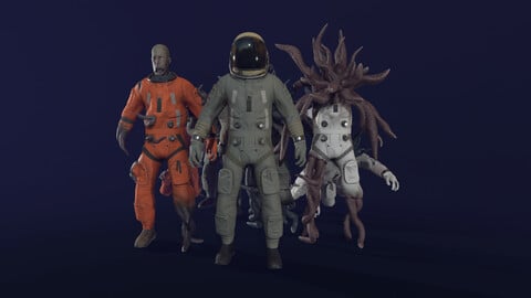 Modular infected astronaut