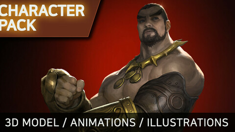 MMORPG Character Pack - Monk