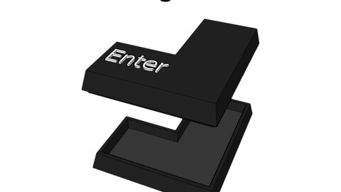 3D Computer Key Storage Box