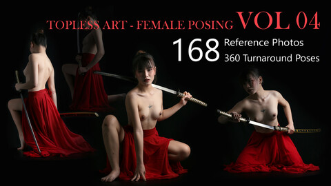 TopLess Art - Female Posing Vol 04 - Reference Pictures
