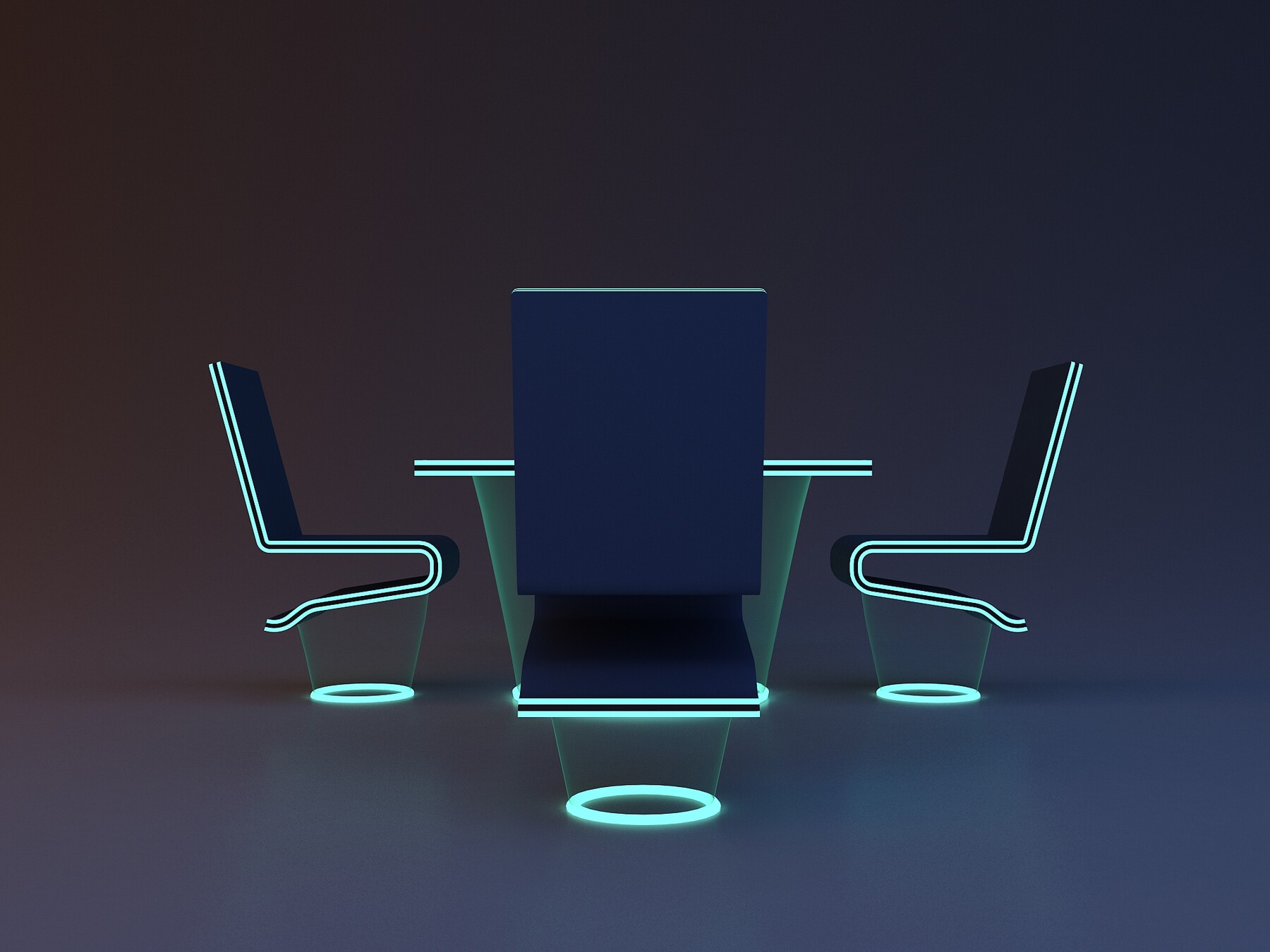 ArtStation Scifi Futuristic office furniture Game Assets