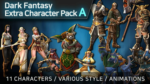 Dark Fantasy Extra Character Pack A