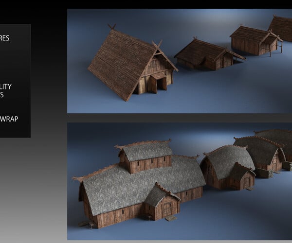 ArtStation - Viking Village Pack and Kit | Resources