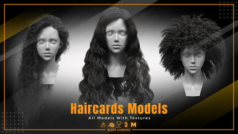 Haircards Models with Textures