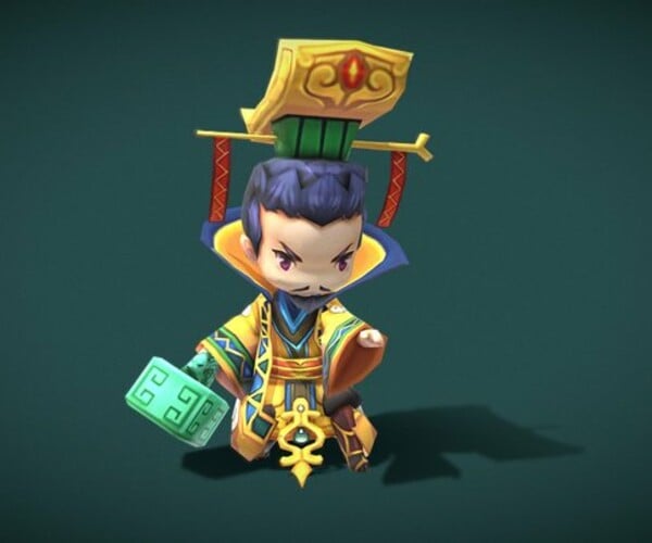 ArtStation Three Kingdoms Yuan Shu Game Assets   File 