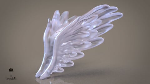 Wings 03. 3D-model. OBJ-file