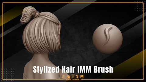 Stylized Hair IMM Brush