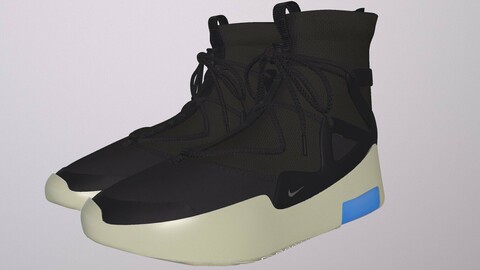 NIKE FEAR OF GOD SHOES low-poly