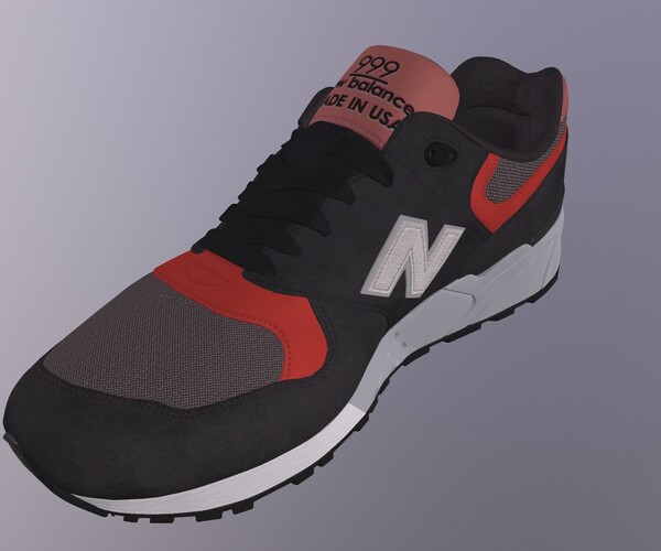 ArtStation - NEW BALANCE 999 SHOES low-poly | Game Assets