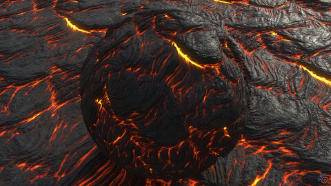 Lava (001) - Substance Designer Material