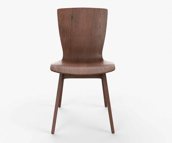 ArtStation Dining Chair Crest Bentwood Game Assets