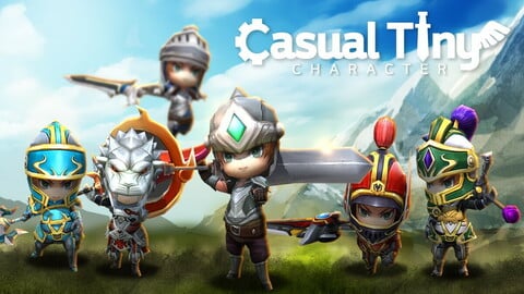 Casual Tiny Character - Knight Pack