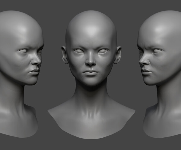 ArtStation - Female Head | Resources