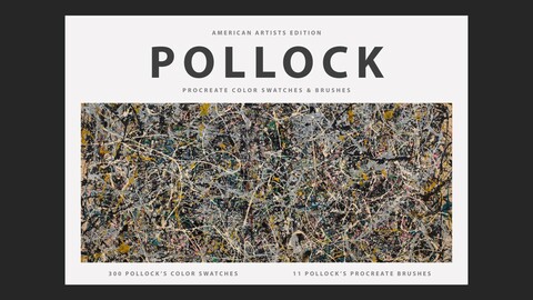 Jackson Pollock Procreate Brushes