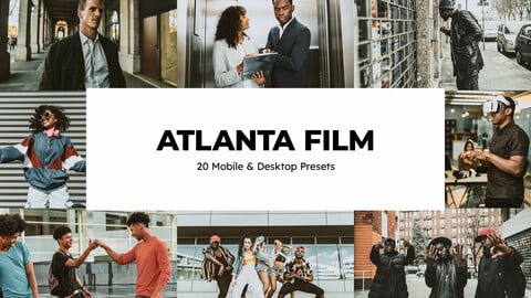 20 Atlanta Film LUTs & Lightroom Presets