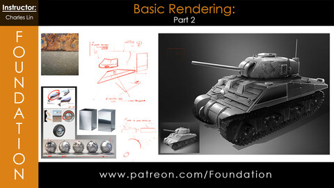 Foundation Art Group - Basic Rendering Part 2 with Charles Lin