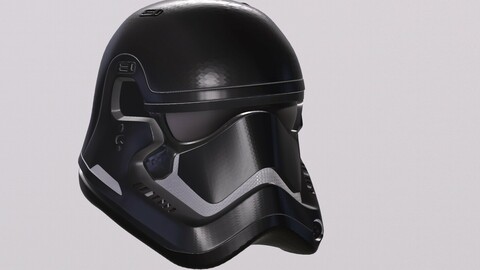 STAR WARS STORMTROOPER HELMET low-poly