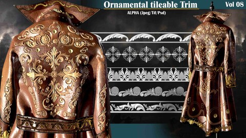 100 Ornamental tileable Trim