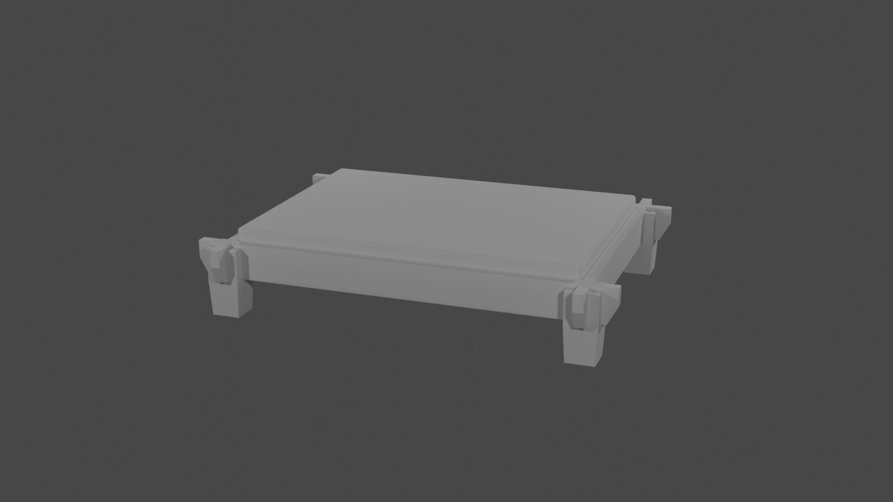 ArtStation - Bed Basemesh | Resources