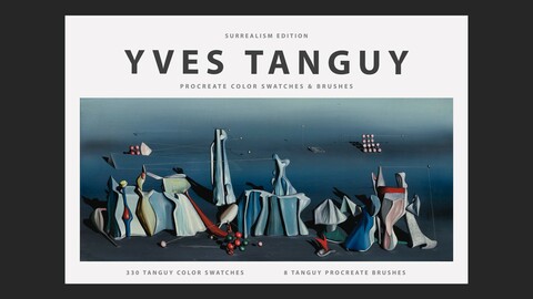 Yves Tanguy Procreate Brushes
