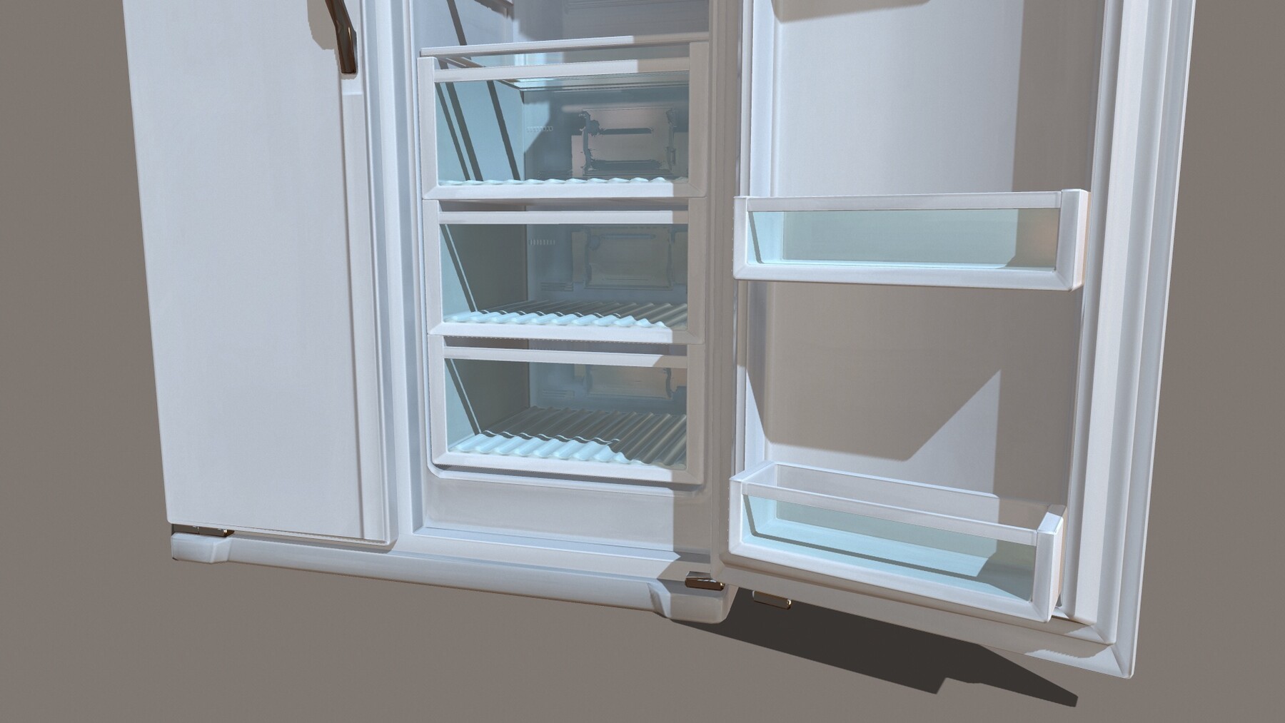 ArtStation Double door fridge Game Assets
