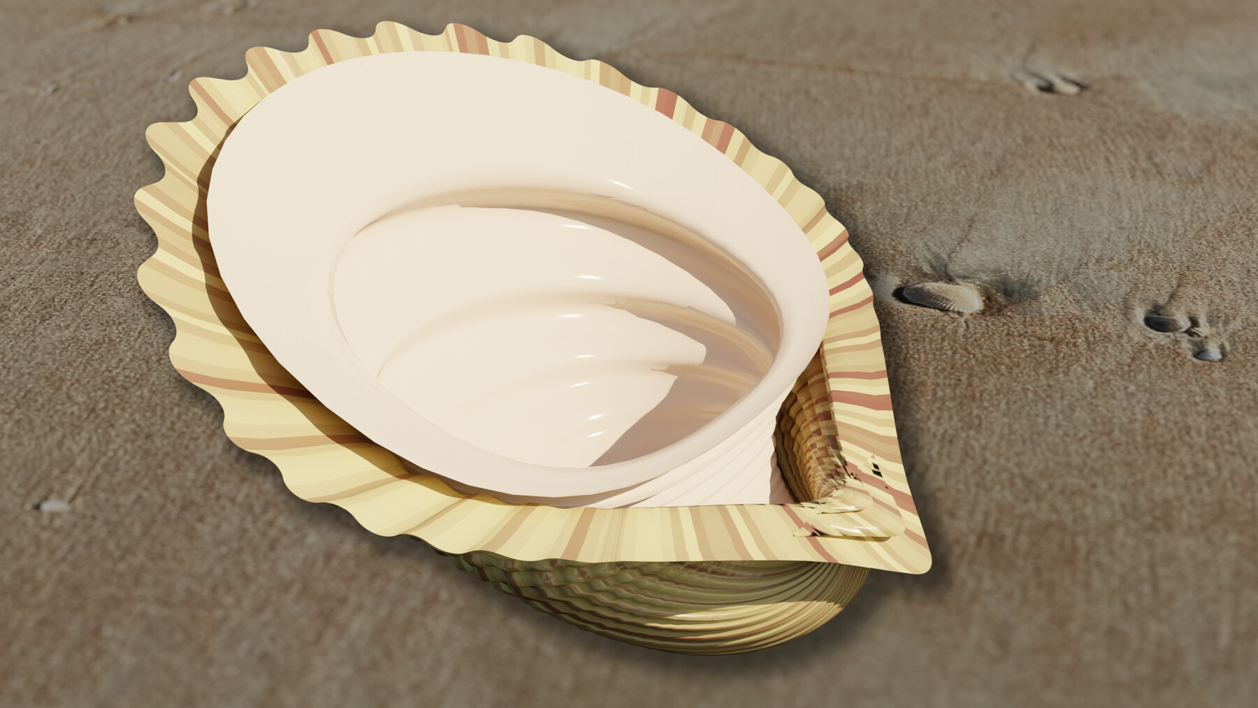ArtStation Sea Shell (Seashell) Generator for Blender Geometry Nodes Resources
