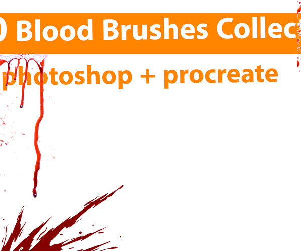 free blood procreate brushes