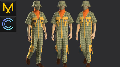 Tactical Outfit  Male OBJ mtl FBX ZPRJ
