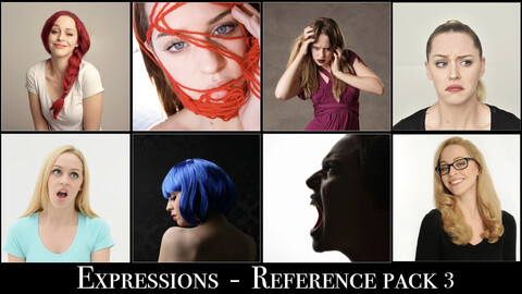 x200 facial expressions - reference pack 3