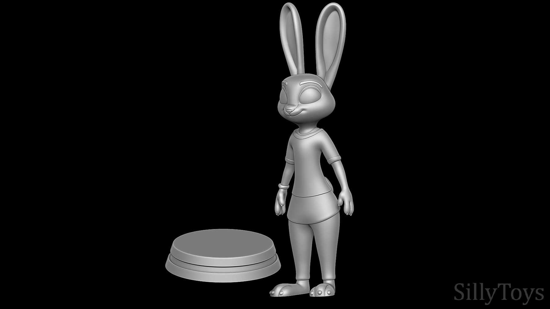 ArtStation - Judy Hopps Casual Outfit - Zootopia 3D print model | Resources