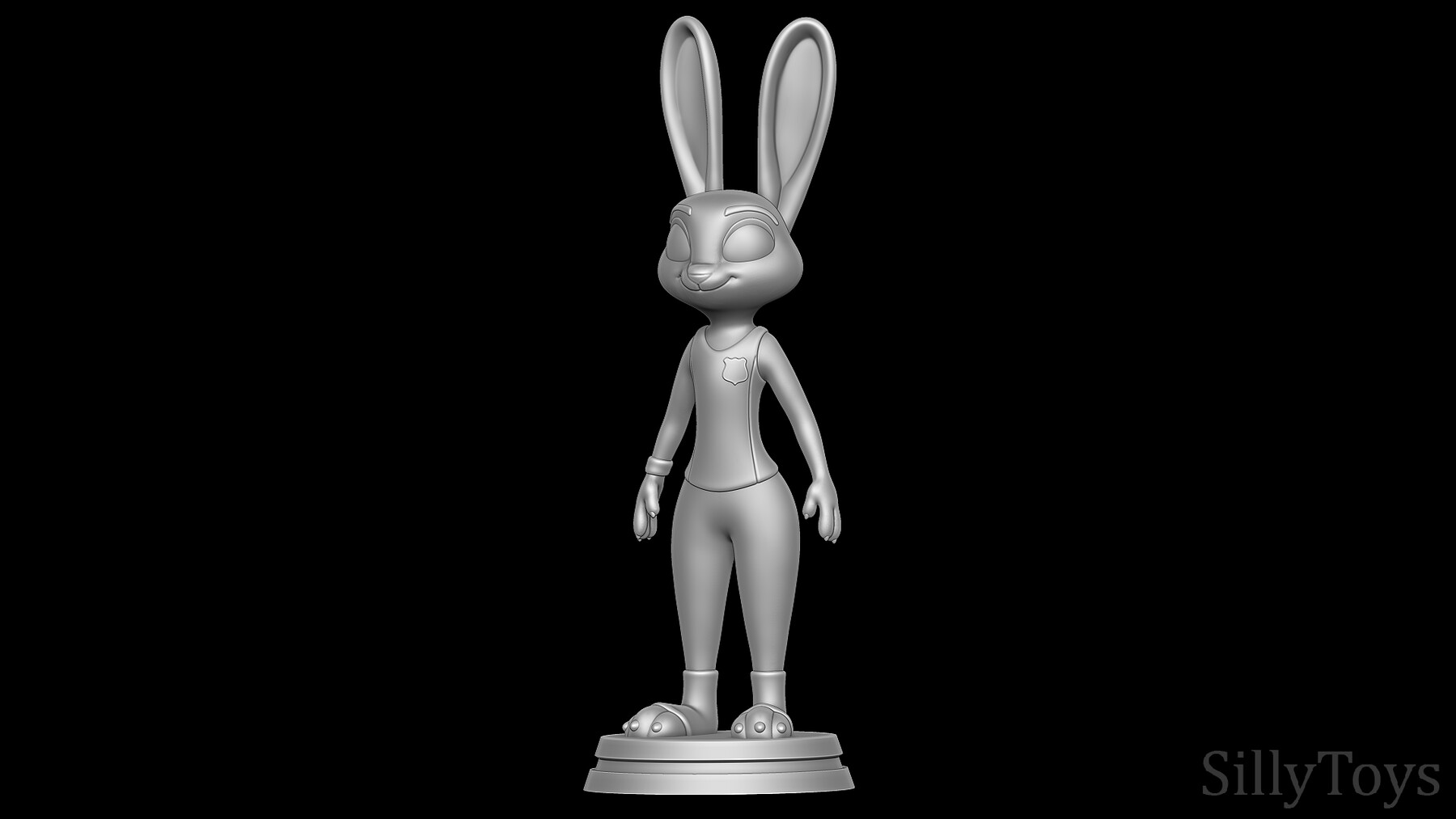 ArtStation - Judy Hopps ZPD Training outfit - Zootopia 3D print model ...