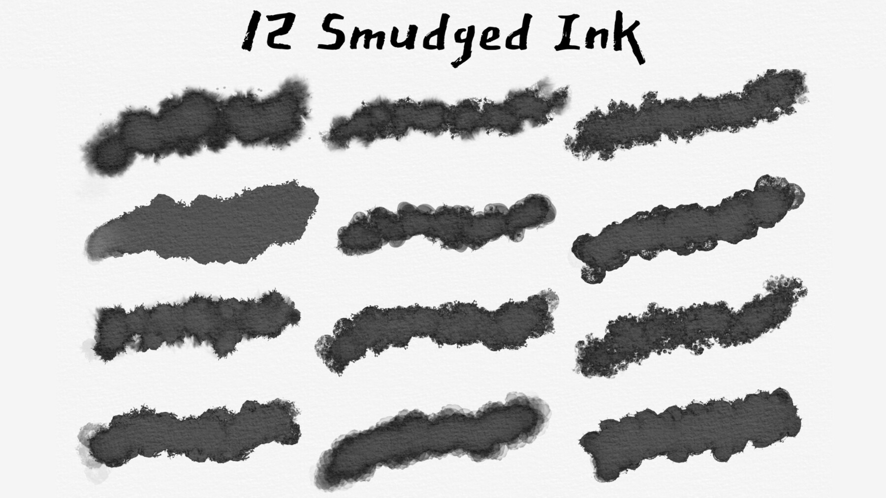 Ayamehoon Japanese ink brushes&stamps Sumie Art style ProcreateiBox