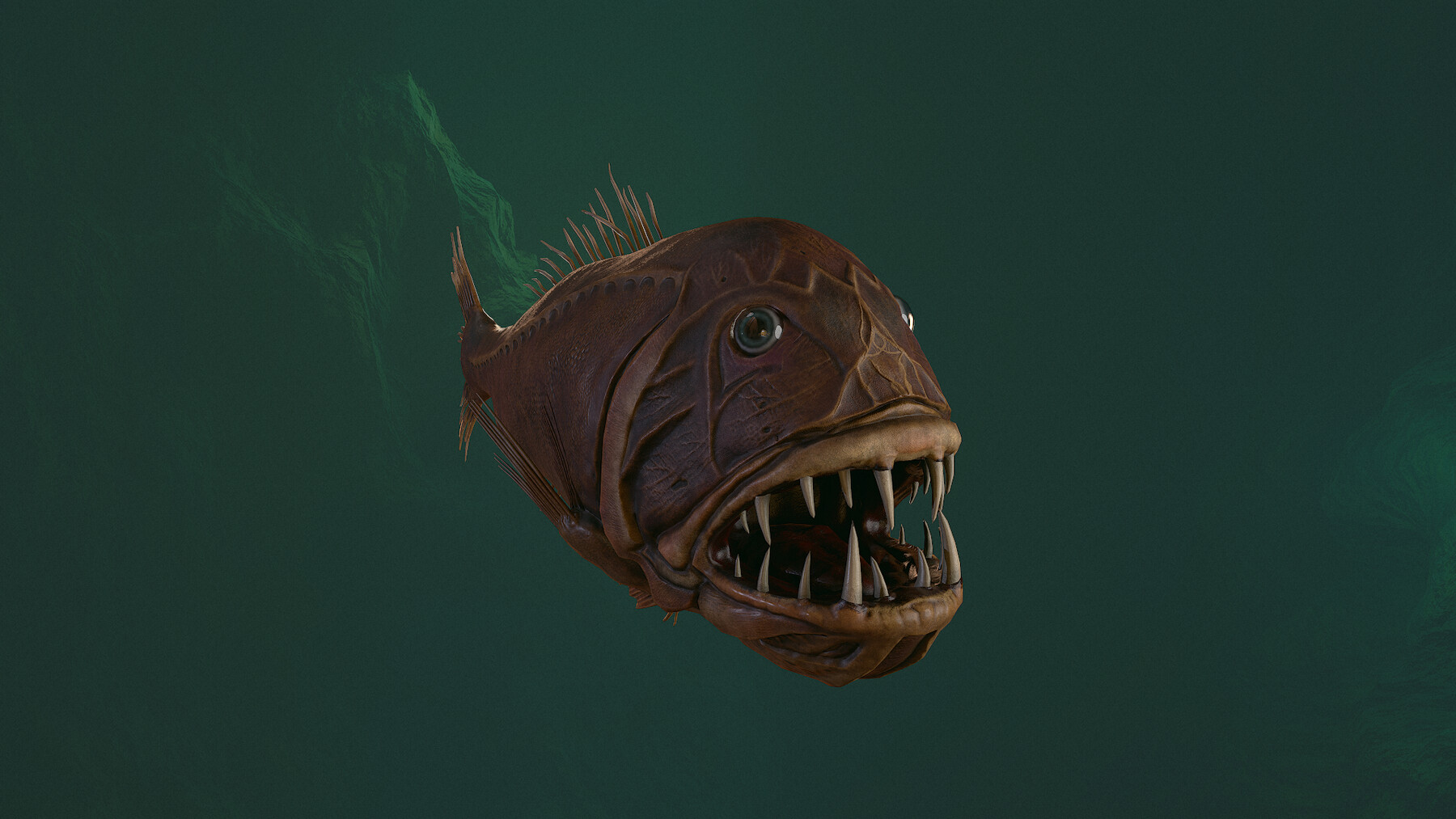 ArtStation - Fish Monster - Sabertooth | Game Assets