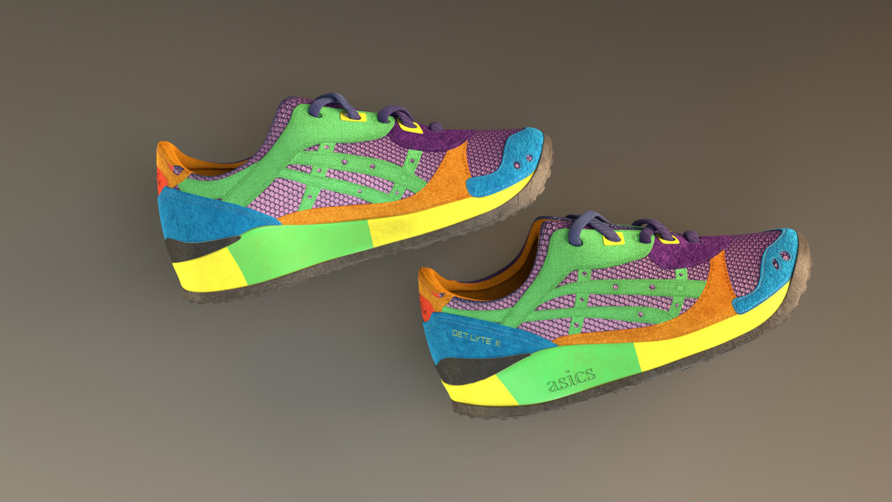 ArtStation - Sneakers ASICS 3D model | Resources