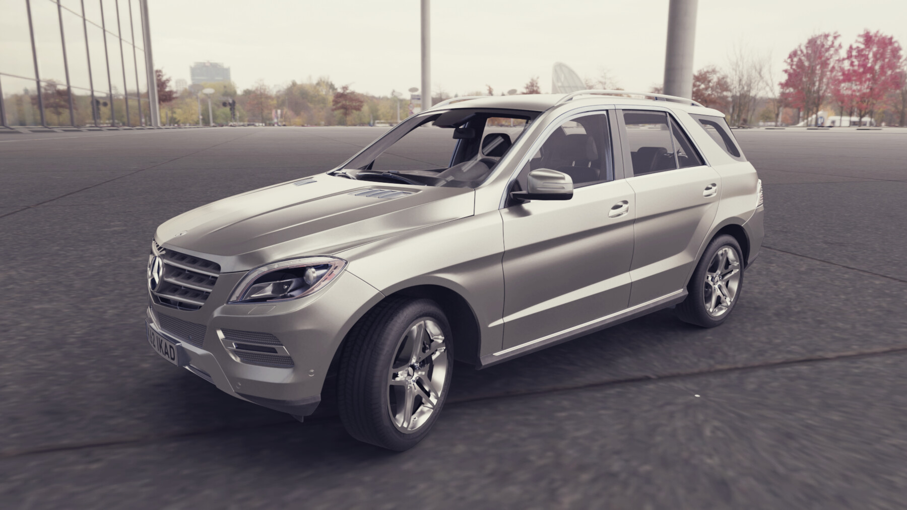 ArtStation - Gray Car Mercedes Benz ML | Resources